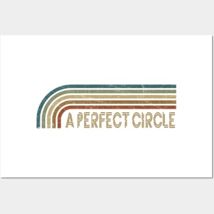 A Perfect Circle Retro Stripes Posters and Art